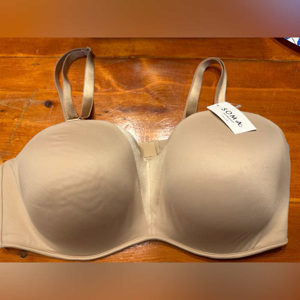 Soma Intimates Starlet Strapless Bra 38DD